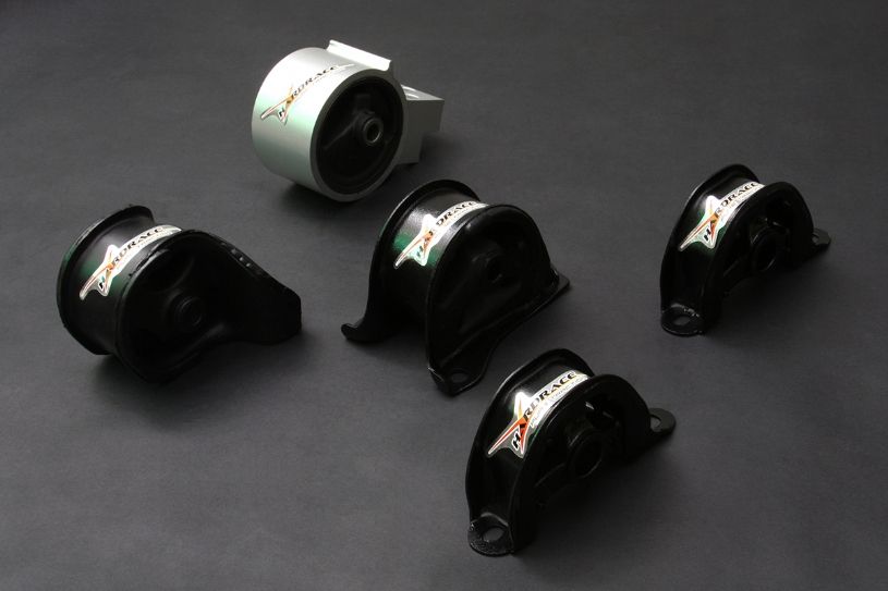 Kit supporti motore per competizione Hardrace Honda Civic MK5, Del Sol e Integra DC2 con cambio automatico – 5 pezzi – foto 1
