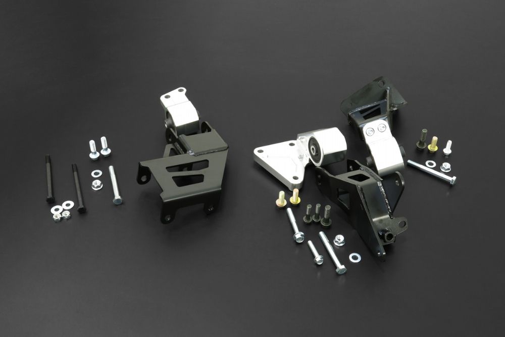 Kit supporti motore per conversione K-series Hardrace Honda Civic EG e Integra DB6–DC2 con cambio Accord o TSX – 3 supporti – foto 1