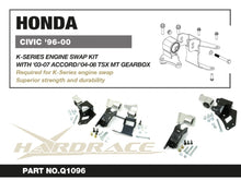 Kit supporti motore per conversione K-series Hardrace Honda Civic EK con cambio Accord o TSX e sostituzione del telaietto – 3 supporti – foto 2