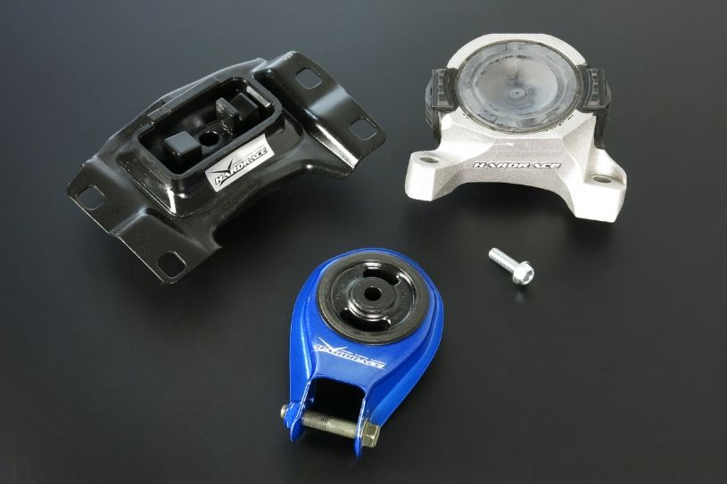 Kit supporti motore rinforzati Hardrace Ford Focus MK2 ST e RS – 3 pezzi – foto 1
