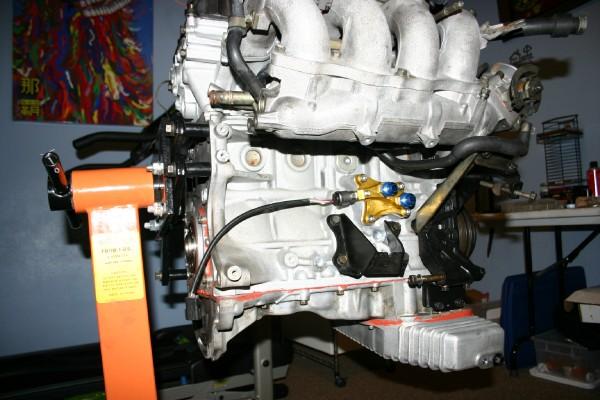 Adattatore blocco olio Cooling Solutions per motore Nissan SR20DE SR20DET