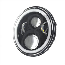 Fari Anteriori RGB Halo 7 Pollici SK-Import Neri Jeep Wrangler Mazda MX-5 NA - foto 2