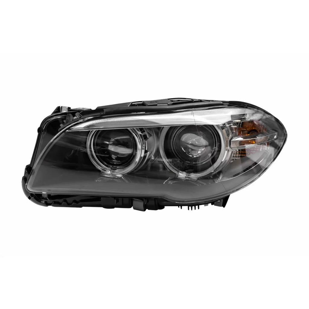 LCI tipo xenon Set fari anteriori per BMW Serie 5 F10 berlina, F11 Touring 2010-2013 con nero base per modelli