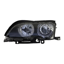 LED Angel Eyes fari anteriori per BMW Serie 3 E46 (09.2001-03.2005) xenon design nero