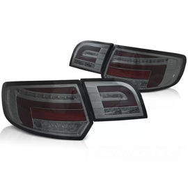 Barra LED rosso Fanali posteriori fumé SEQ compatibile AUDI A3 8P 5D 03-08