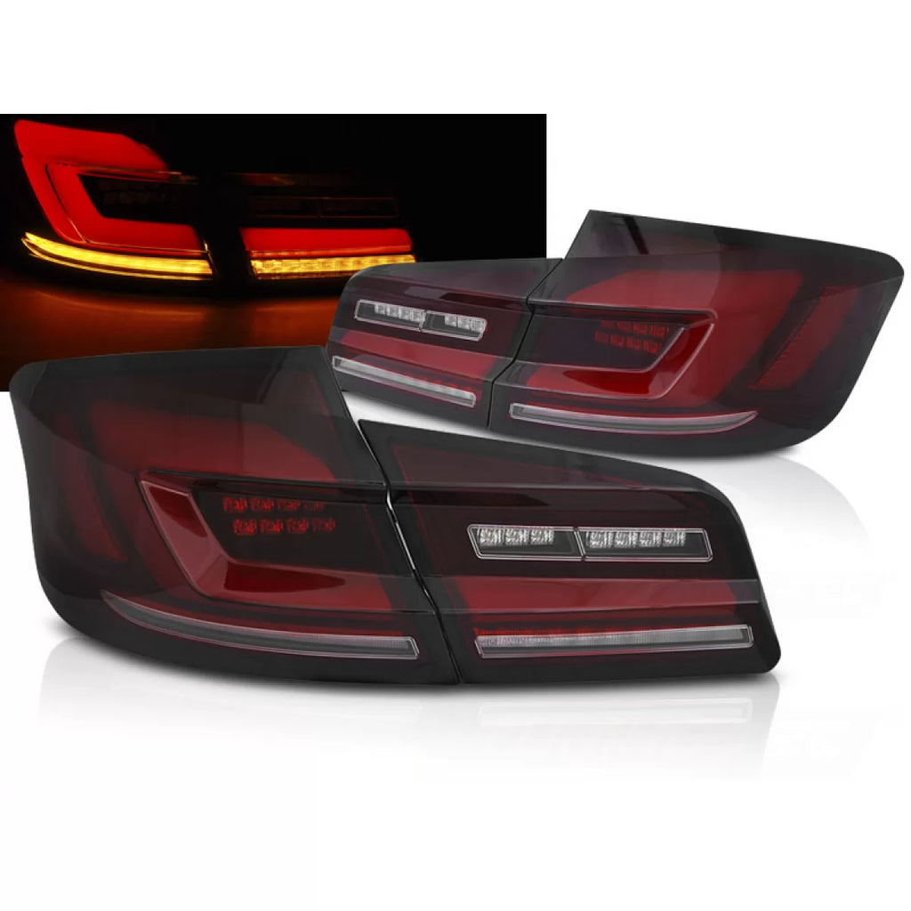 Barra LED SEQ Fanali posteriori rossi fumé compatibile BMW F10 10-16