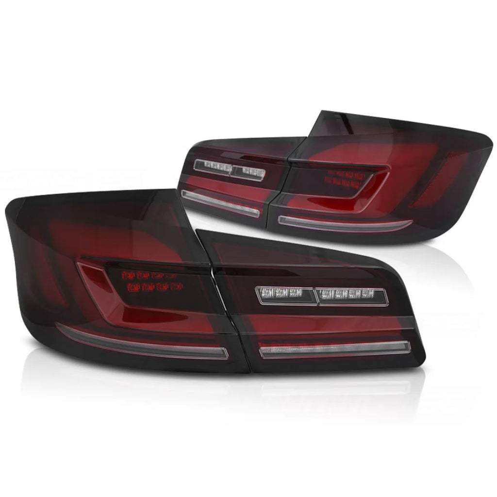 Barra LED SEQ Fanali posteriori rossi fumé compatibile BMW F10 10-16