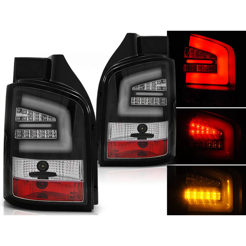 Barra LED Fanali posteriori neri compatibile VW T5 04.03-09