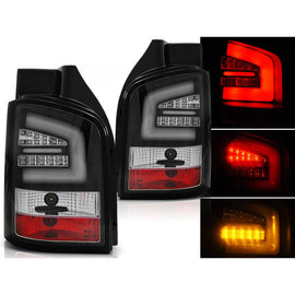 Barra LED Fanali posteriori neri compatibile VW T5 04.03-09