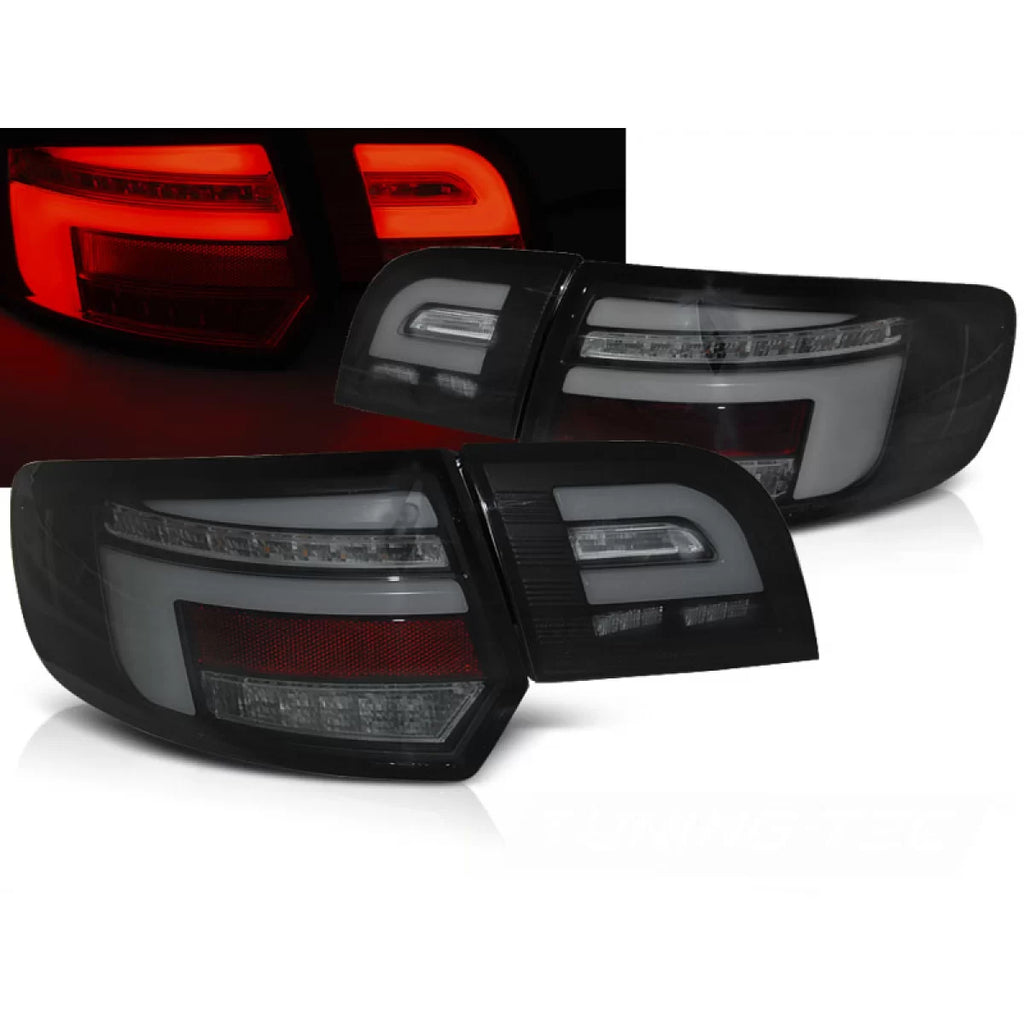 Barra LED Fanali posteriori neri SEQ compatibile AUDI A3 8P 5D 03-08