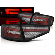 Carica l'immagine nel visualizzatore di Gallery, Barra LED Fanali posteriori neri SEQ compatibile AUDI A4 B8 12-15 berlina OEM LED