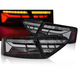 Barra LED Fanali posteriori neri SEQ compatibile AUDI A5 11-16