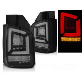 Barra LED Fanali posteriori neri SEQ compatibile VW T5 04.03-09