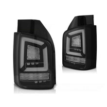 Carica l'immagine nel visualizzatore di Gallery, Barra LED Fanali posteriori neri SEQ compatibile VW T5 10-15