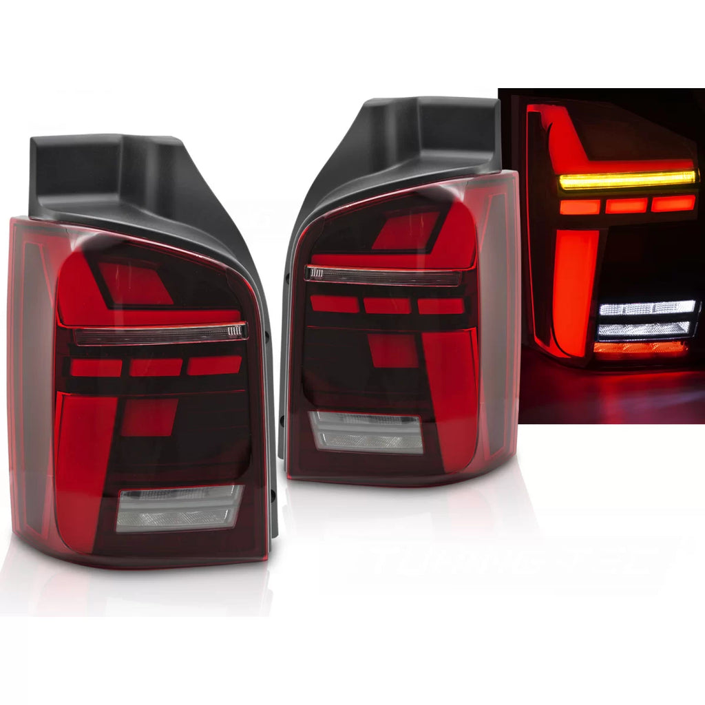 Barra LED Fanali posteriori rossi SEQ compatibile VW T5 04.03-09 / 10-15