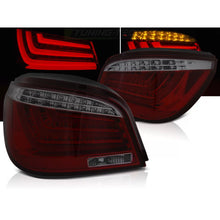 Carica l'immagine nel visualizzatore di Gallery, Barra LED Fanali posteriori rossi fumé compatibile BMW E60 07.03-02.07