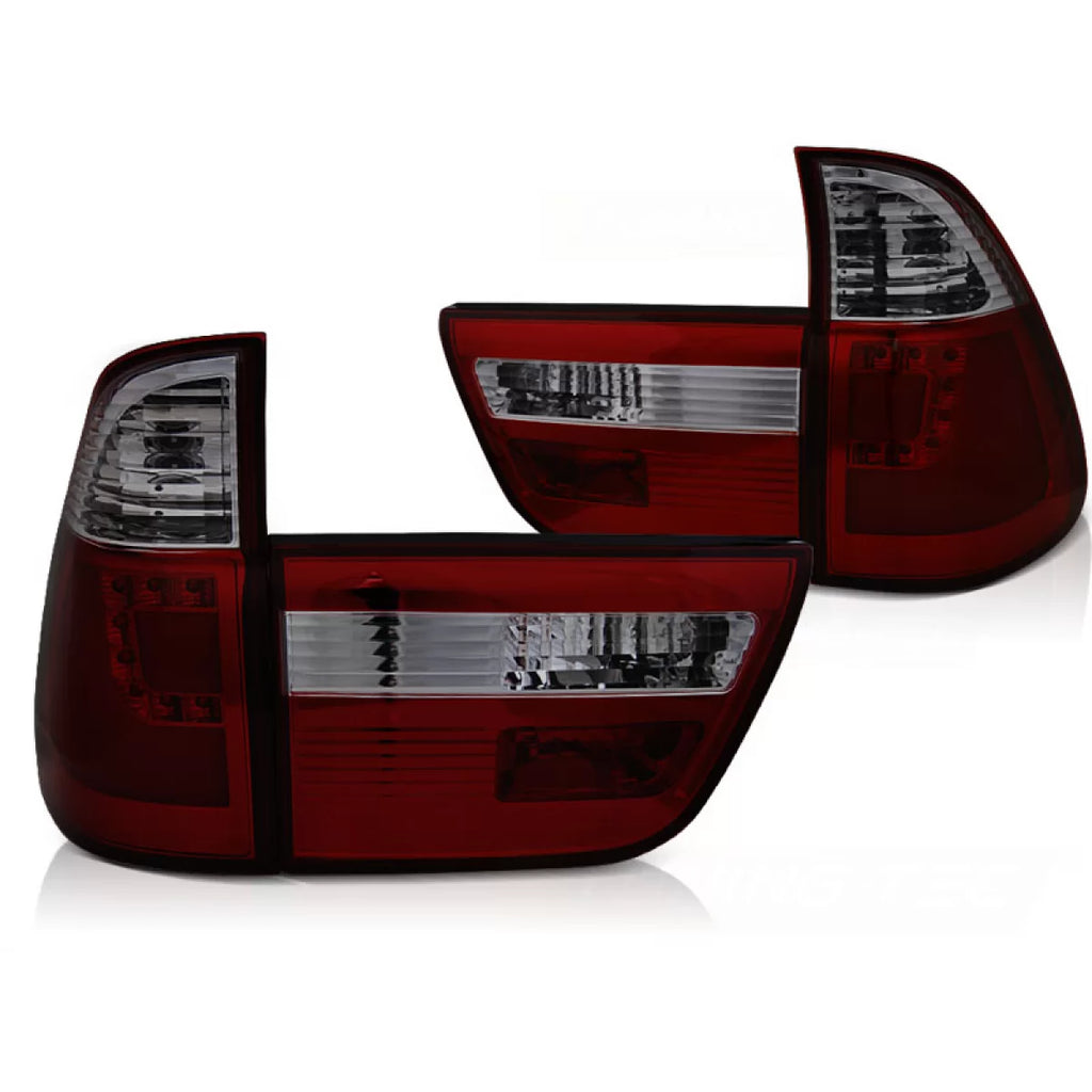 Barra LED Fanali posteriori rossi fumé compatibile BMW X5 E53 09.99-10.03
