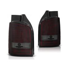 Carica l'immagine nel visualizzatore di Gallery, Barra LED Fanali posteriori rossi fumé compatibile VW T5 04.03-09