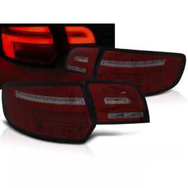 Barra LED Fanali posteriori rossi fumé SEQ compatibile AUDI A3 8P 5D 03-08