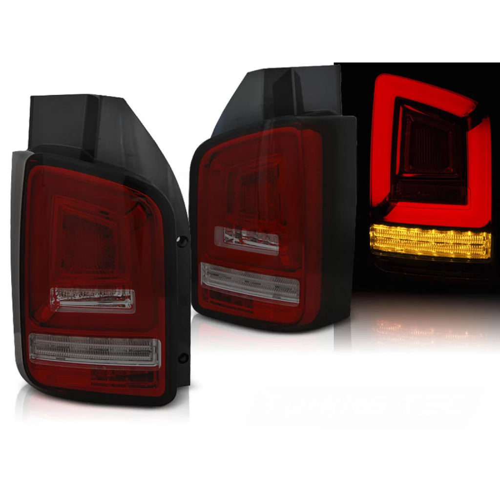 Barra LED Fanali posteriori rossi fumé SEQ compatibile VW T6 15-19 TR