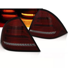 Barra LED Fanali posteriori rossi fumé SEQ compatibile MERCEDES W203 berlina 00-04
