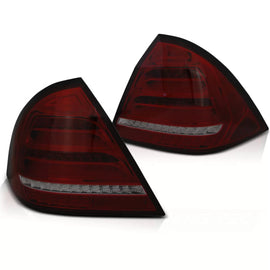 Barra LED Fanali posteriori rossi fumé SEQ compatibile MERCEDES W203 berlina 00-04