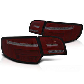 Barra LED Fanali posteriori rossi fumé SEQ compatibile AUDI A3 8P 5D 03-08
