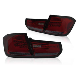 Barra LED Fanali posteriori rossi fumé SEQ compatibile BMW F30 11-15