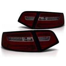 Carica l'immagine nel visualizzatore di Gallery, Barra LED Fanali posteriori rossi fumé SEQ compatibile AUDI A6 08-11 berlina