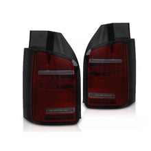 Barra LED Fanali posteriori rossi fumé SEQ compatibile VW T5 10-15