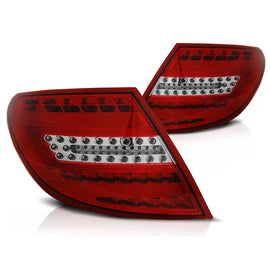 Barra LED Fanali posteriori rossi bianco compatibile MERCEDES C-Classe W204 berlina 07-10