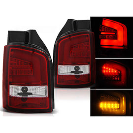 Barra LED Fanali posteriori rossi bianco compatibile VW T5 04.03-09