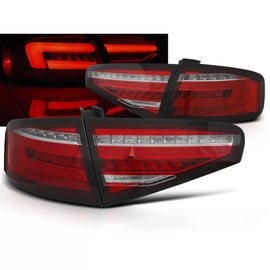 Barra LED Fanali posteriori rossi bianco SEQ compatibile AUDI A4 B8 12-15 berlina OEM LED