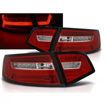 Carica l'immagine nel visualizzatore di Gallery, Barra LED Fanali posteriori rossi bianco SEQ compatibile AUDI A6 08-11 berlina