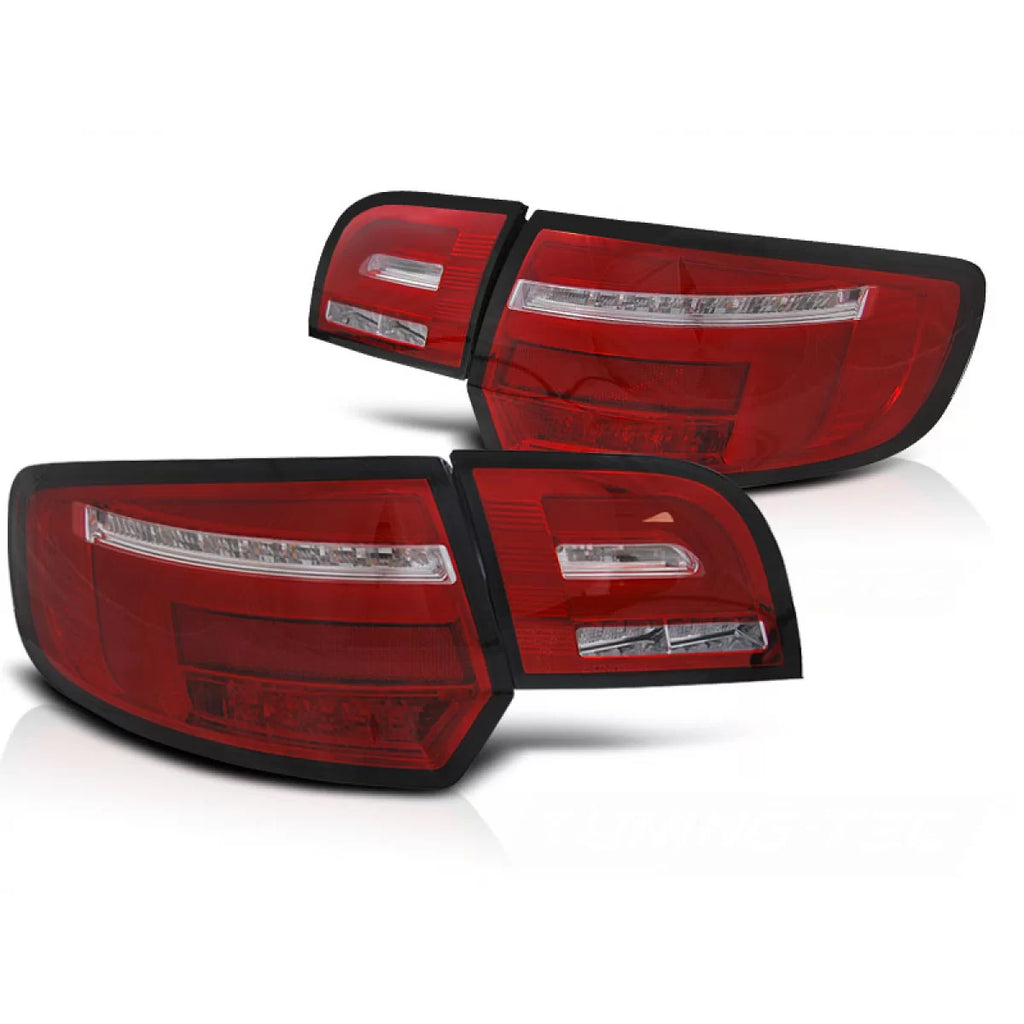 Barra LED Fanali posteriori rossi bianco SEQ compatibile AUDI A3 8P 5D 03-08