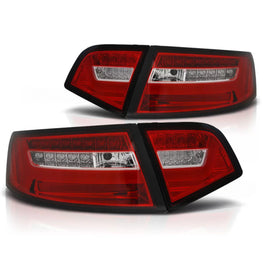 Barra LED Fanali posteriori rossi bianco SEQ compatibile AUDI A6 08-11 berlina