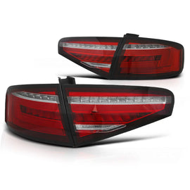 Barra LED Fanali posteriori rossi bianco SEQ compatibile AUDI A4 B8 12-15 berlina OEM LED
