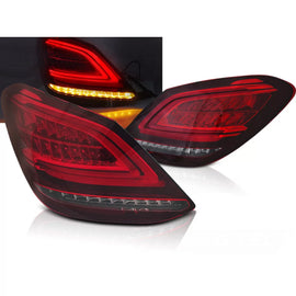 Barra LED Fanali posteriori rossi bianco SEQ compatibile MERCEDES Classe C W205 14-18