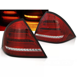 Barra LED Fanali posteriori rossi bianco SEQ compatibile MERCEDES W203 berlina 00-04