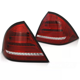 Barra LED Fanali posteriori rossi bianco SEQ compatibile MERCEDES W203 berlina 00-04