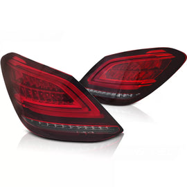 Barra LED Fanali posteriori rossi bianco SEQ compatibile MERCEDES Classe C W205 14-18