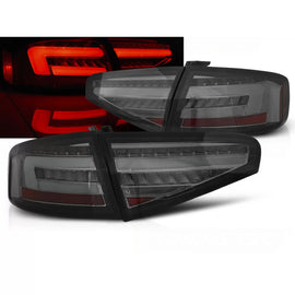 Barra LED Fanali posteriori fumé SEQ compatibile AUDI A4 B8 12-15 berlina OEM lampadina