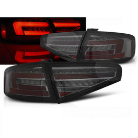 Barra LED Fanali posteriori fumé SEQ compatibile AUDI A4 B8 12-15 berlina OEM LED