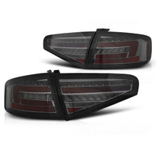 Carica l'immagine nel visualizzatore di Gallery, Barra LED Fanali posteriori fumé SEQ compatibile AUDI A4 B8 12-15 berlina OEM LED