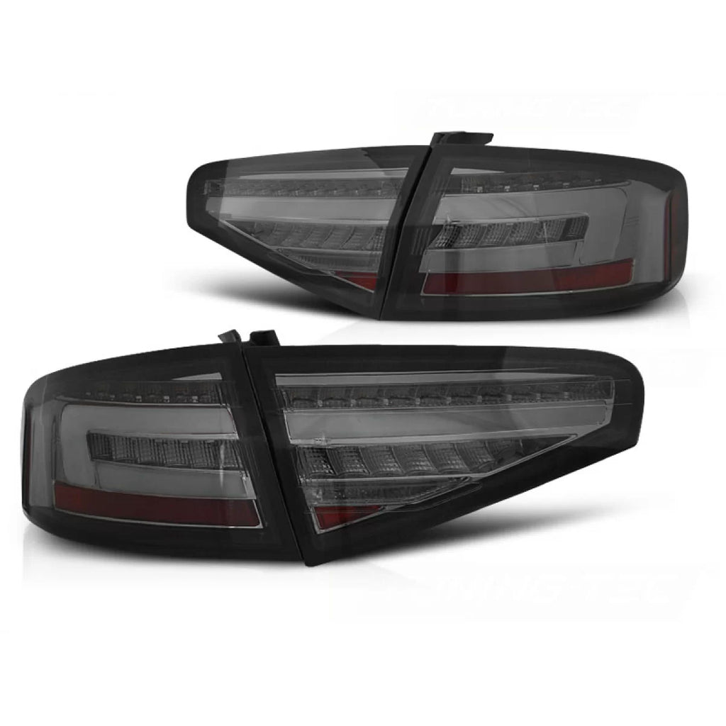 Barra LED Fanali posteriori fumé SEQ compatibile AUDI A4 B8 12-15 berlina OEM lampadina