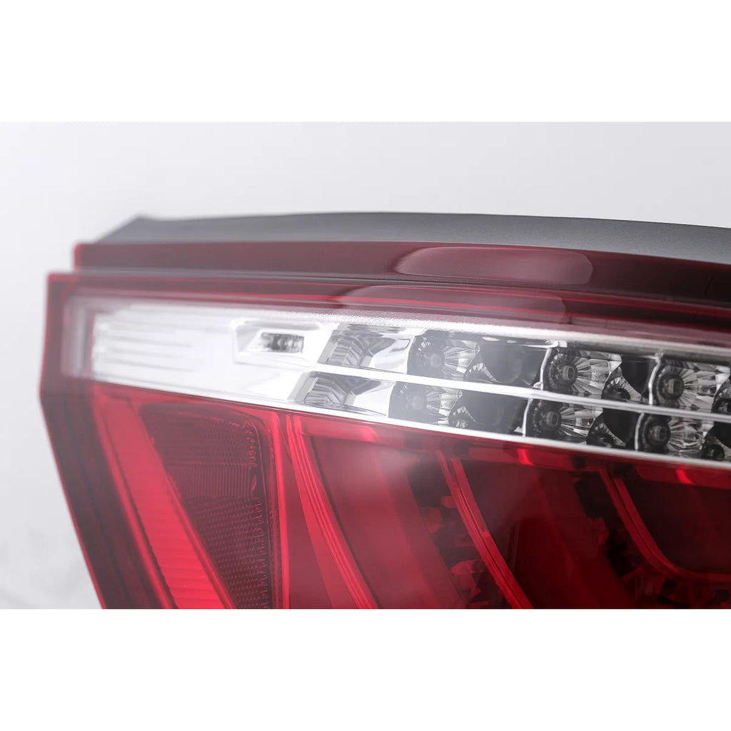 Barra LED fanali posteriori per BMW Serie 5 E60 LCI (2007-2010) rosso trasparente