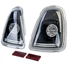Carica l'immagine nel visualizzatore di Gallery, LED trasparente vetro nero Fanali posteriori per Mini un Cooper R56 2006-2010