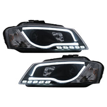 Carica l'immagine nel visualizzatore di Gallery, LED DRL fari anteriori per Audi A3 8P restyling hatchback Sportback (2008-2012) nero