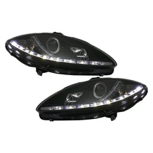 LED DRL fari anteriori per Seat Leon Altea Toledo (06.2005-2009) nero