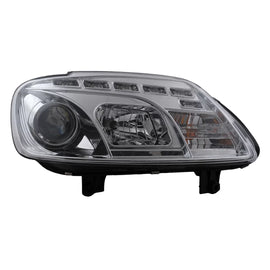 LED DRL fari anteriori per VW Touran 1T/ Caddy (02.2003-10.2006) cromato